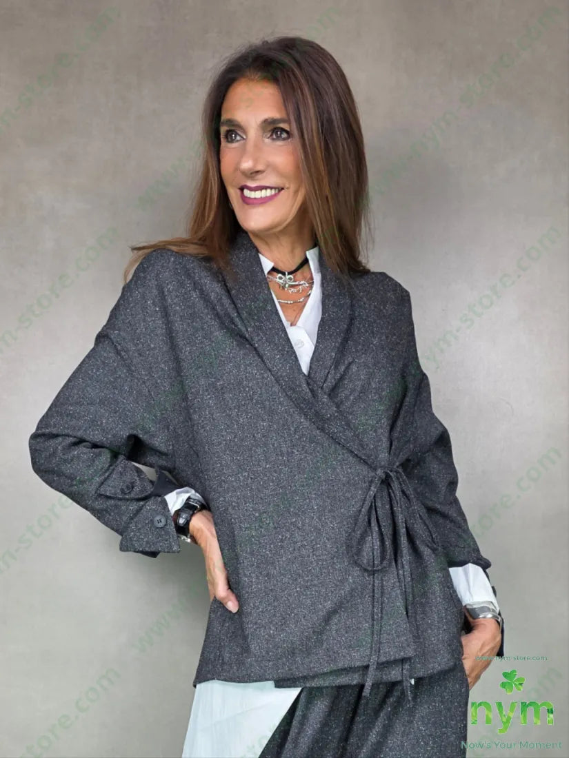 giacca doppiata sale pepe 70pl27vi3ea 1 / ANTRACITE / AI25 GIACCA