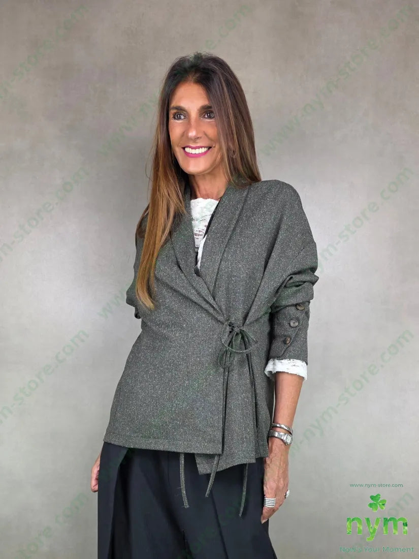 giacca doppiata sale pepe 70pl27vi3ea GIACCA