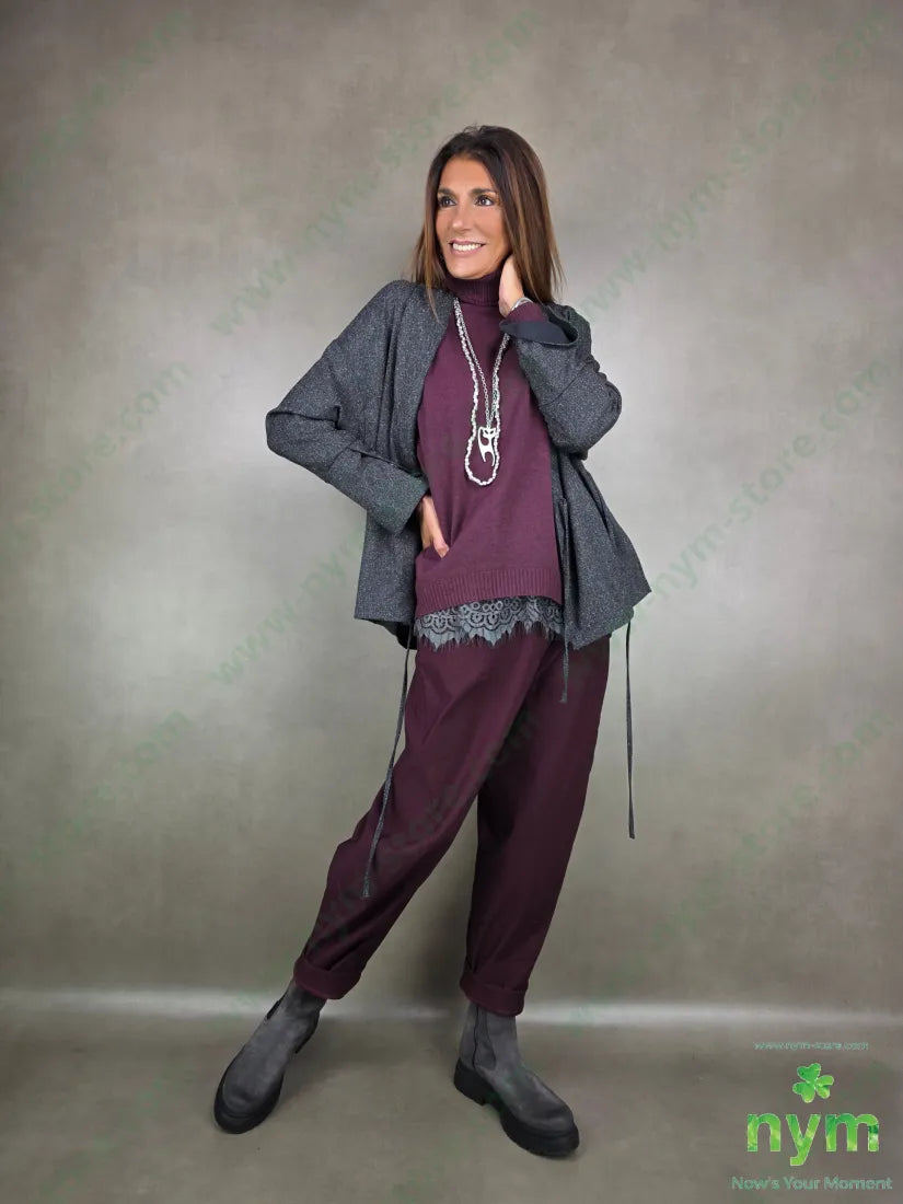 giacca doppiata sale pepe 70pl27vi3ea GIACCA