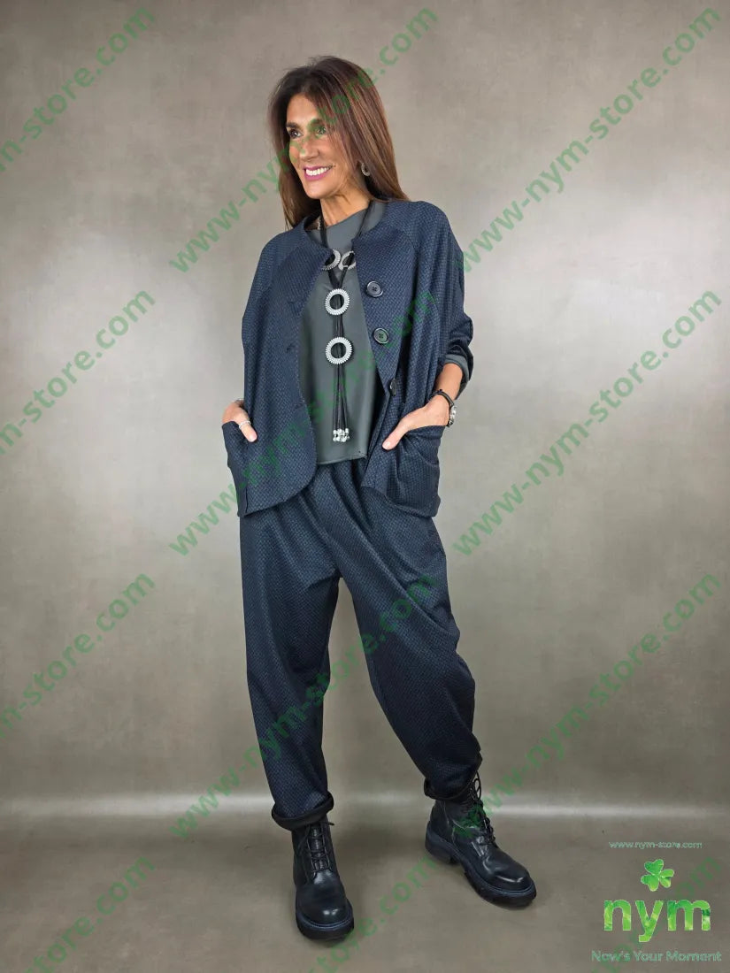 giacca fantasia micro 52co40ny8ea U / BLU / AI25 GIACCA