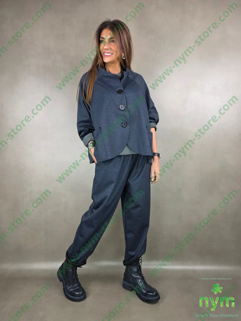 giacca fantasia micro 52co40ny8ea U / BLU / AI25 GIACCA