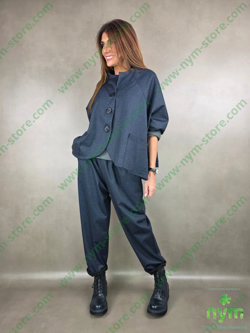 giacca fantasia micro 52co40ny8ea U / BLU / AI25 GIACCA