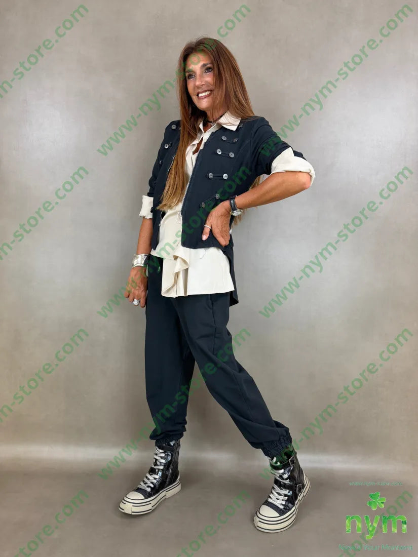 giacca felpa napoleon N 95co5ea - GIACCA
