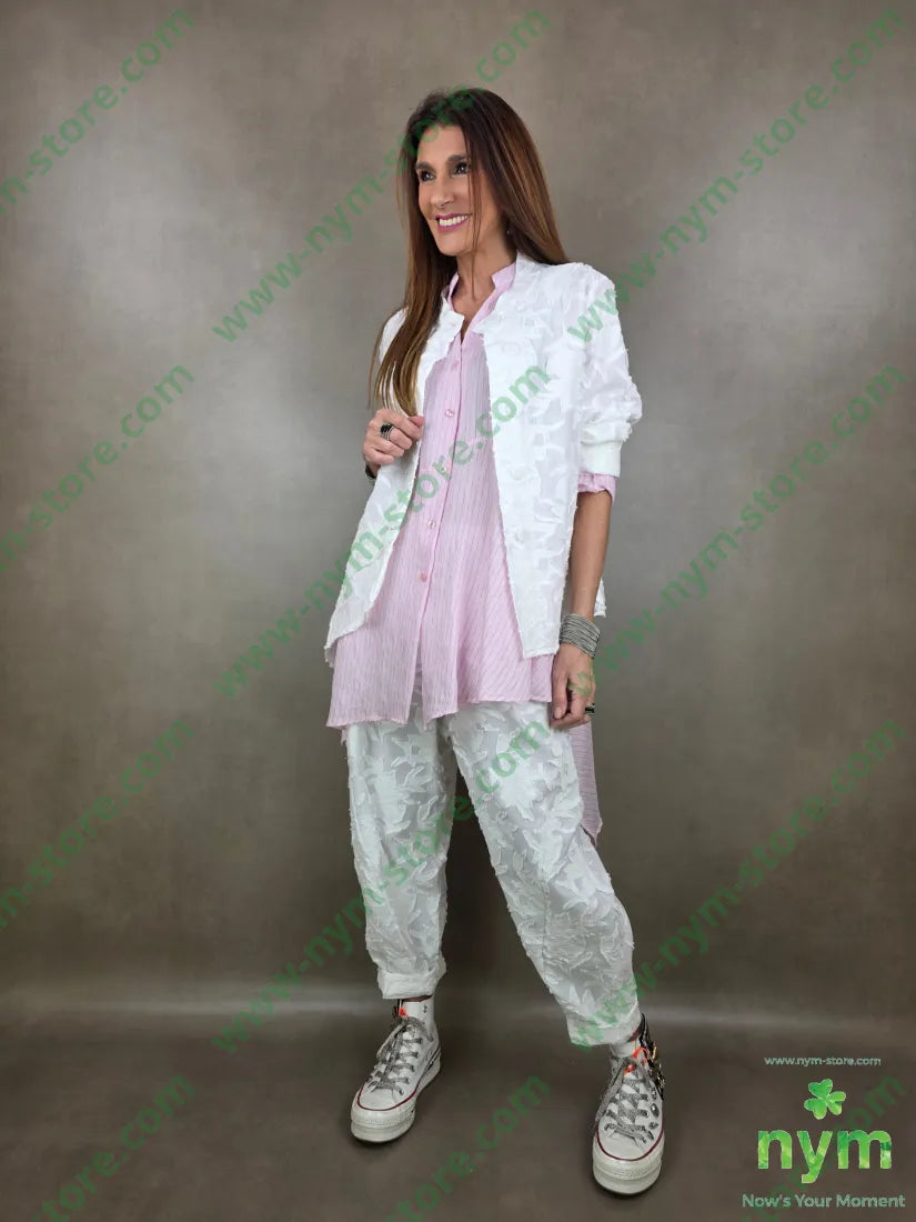 giacca fiore rilievo 58co31vi11pl GIACCA