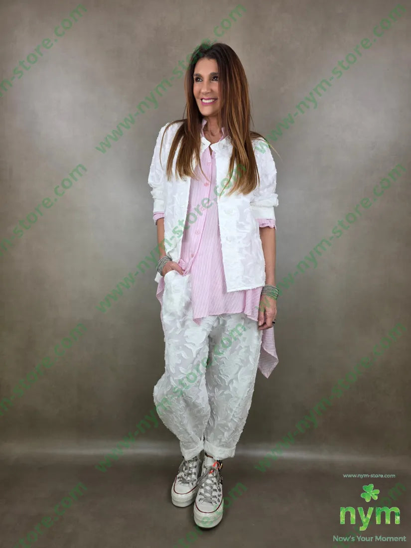 giacca fiore rilievo 58co31vi11pl GIACCA