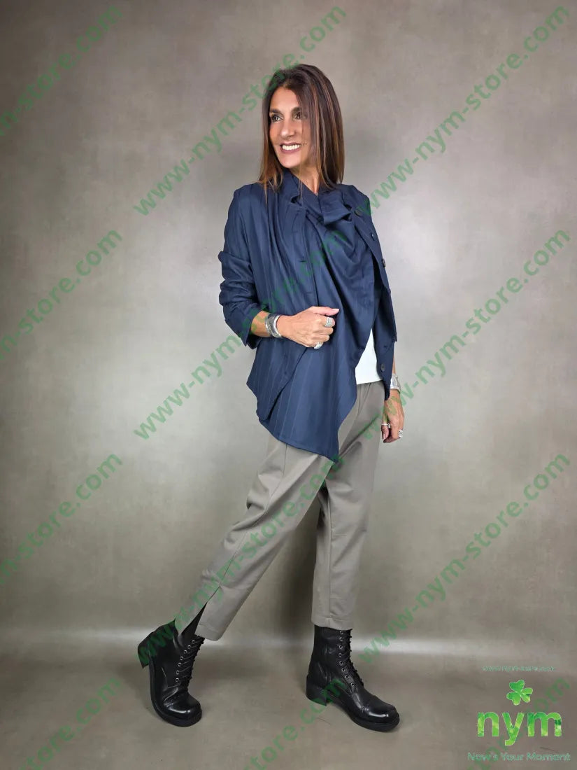 giacca gessata tono su tono GIACCA