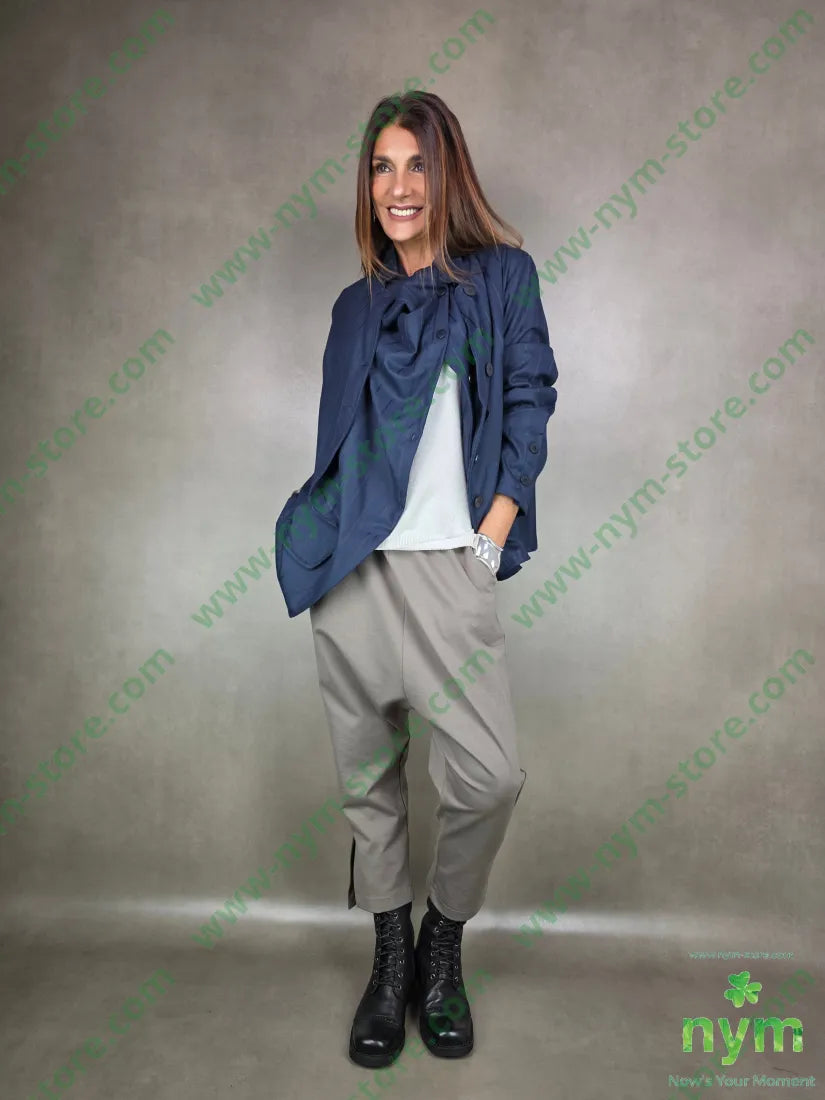 giacca gessata tono su tono GIACCA