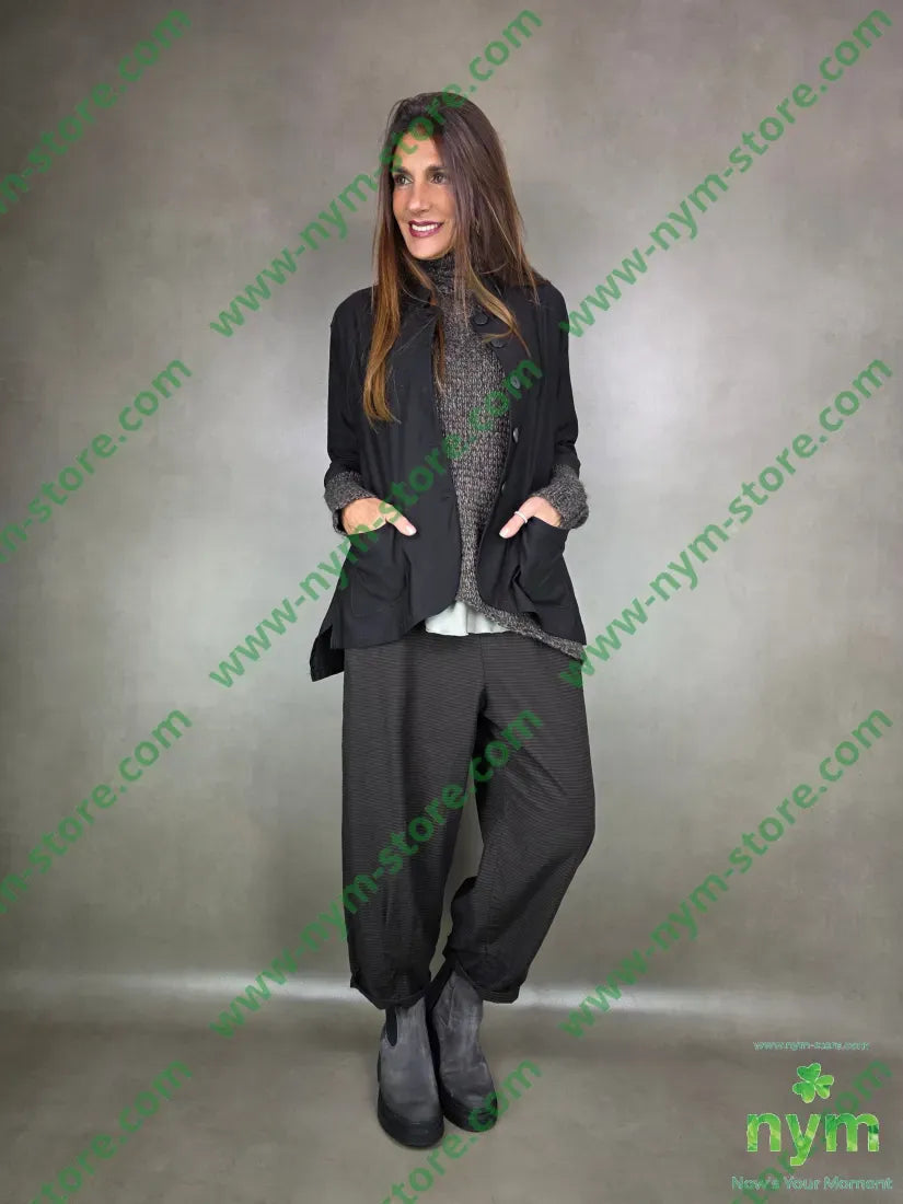 pantalone riga cucitura fondo 100co PANTALONE