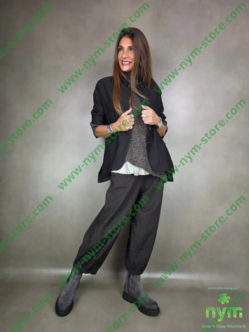 pantalone riga cucitura fondo 100co PANTALONE