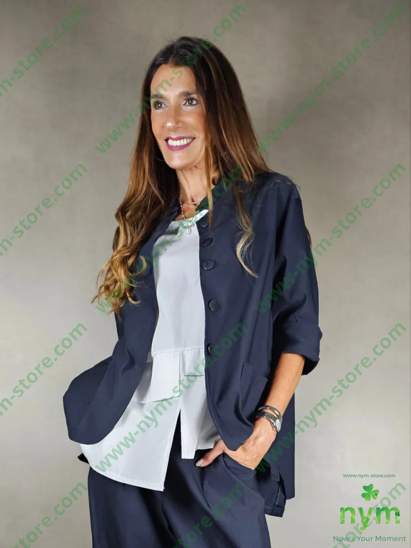 giacca guru cinque bottoni 79vi19ny2ea U / BLU / AI25 GIACCA