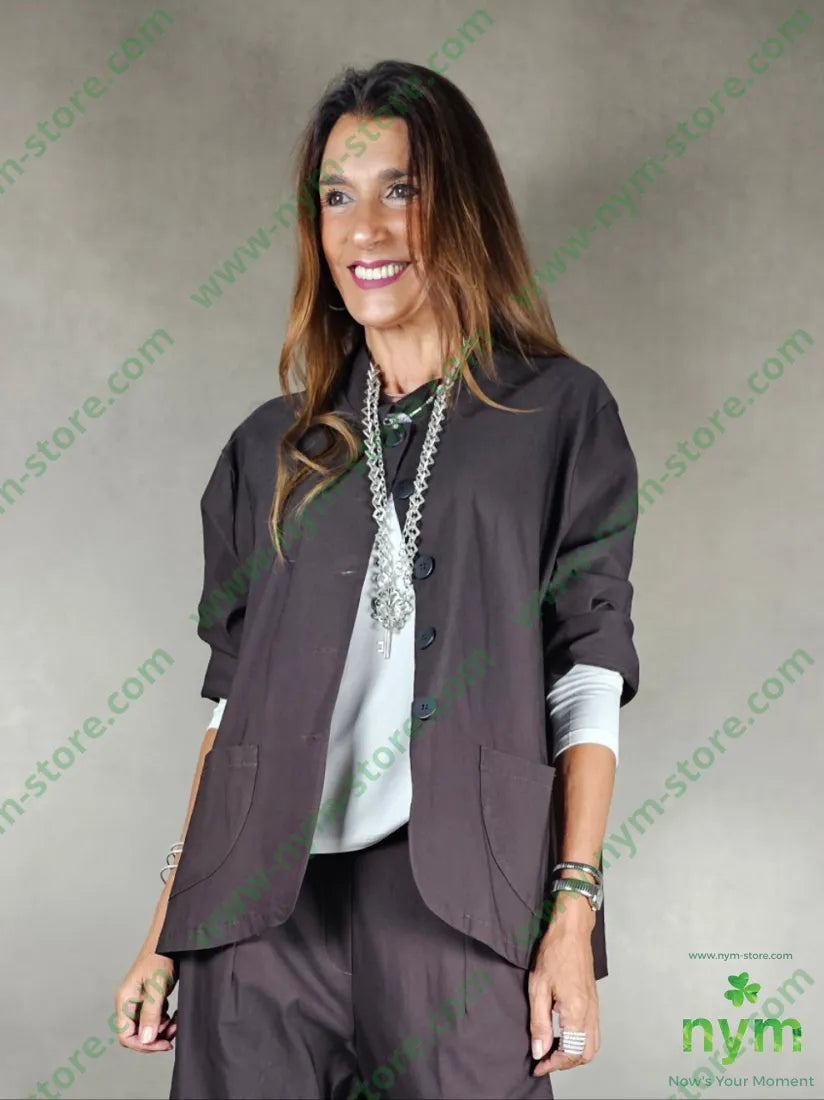 giacca guru cinque bottoni 79vi19ny2ea U / MARRONE / AI25 GIACCA