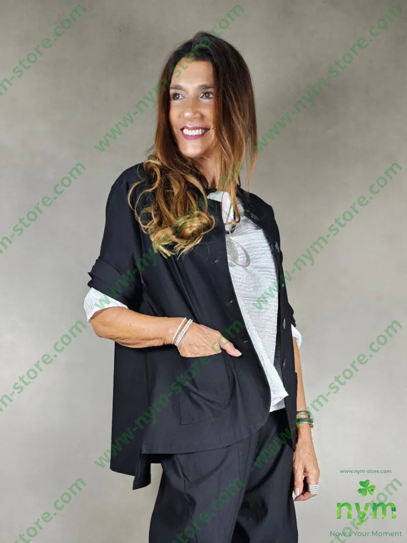 giacca guru cinque bottoni 79vi19ny2ea U / NERO / AI25 GIACCA