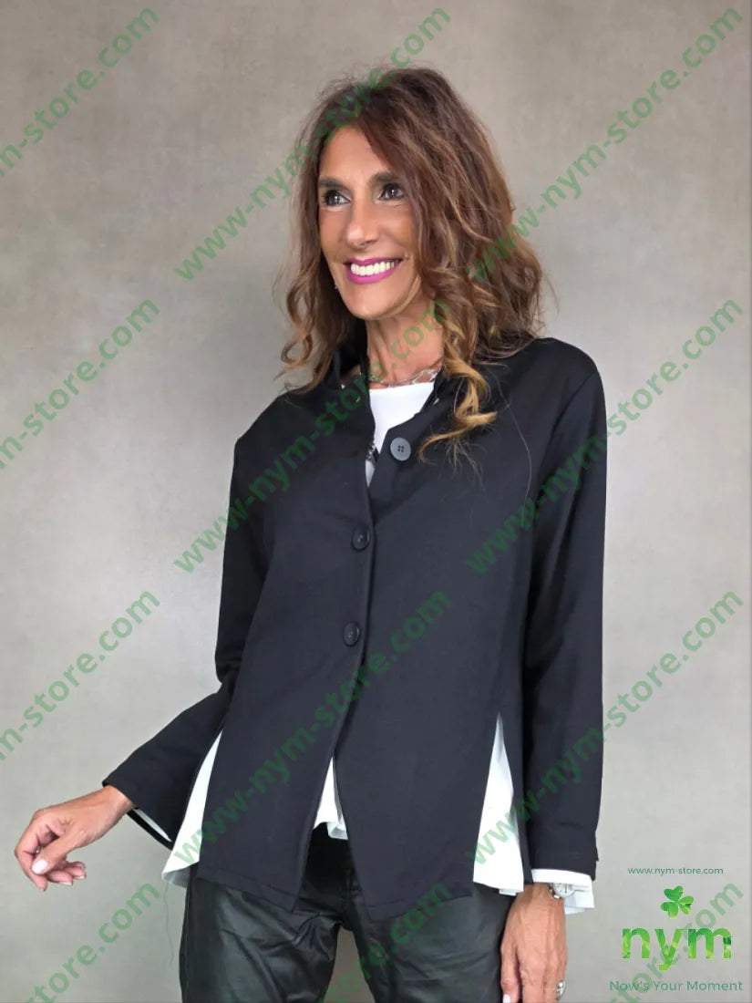 giacca guru due spacchi pm 65vi30ny5ea U / NERO / AI25 GIACCA