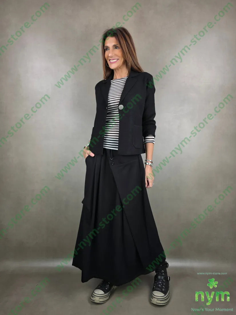 giacca in maglia bottoni metallo 50vi30pa20pl GIACCA