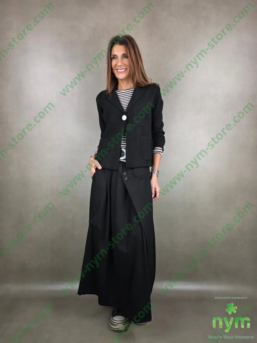 giacca in maglia bottoni metallo 50vi30pa20pl GIACCA