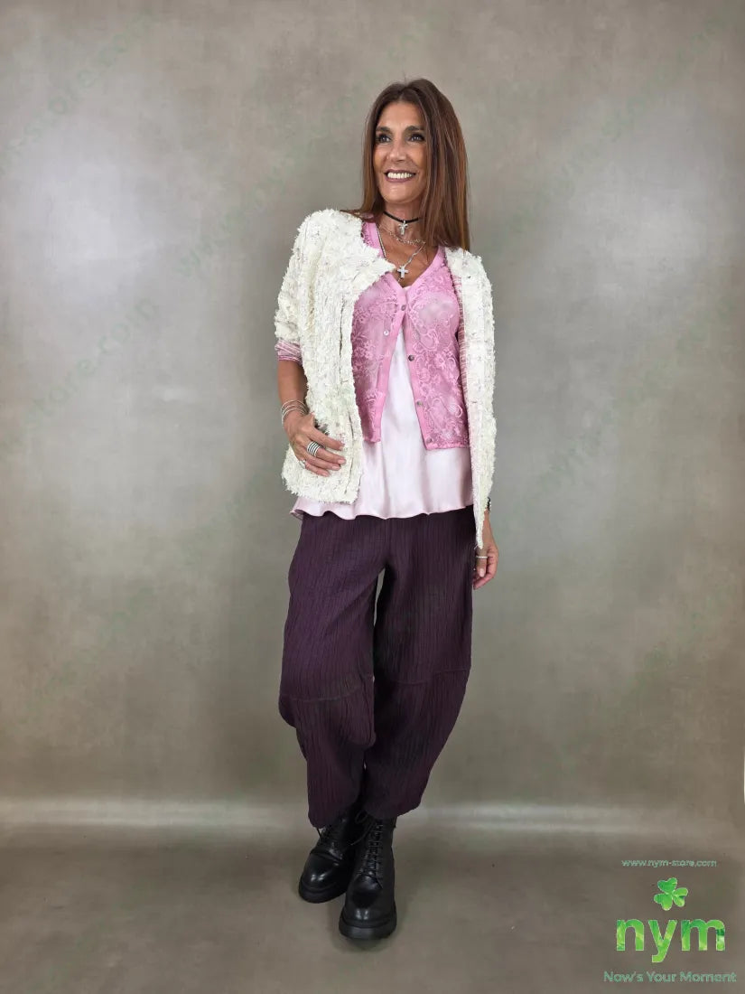 giacca jacquard devoree 75vi25pl - GIACCA