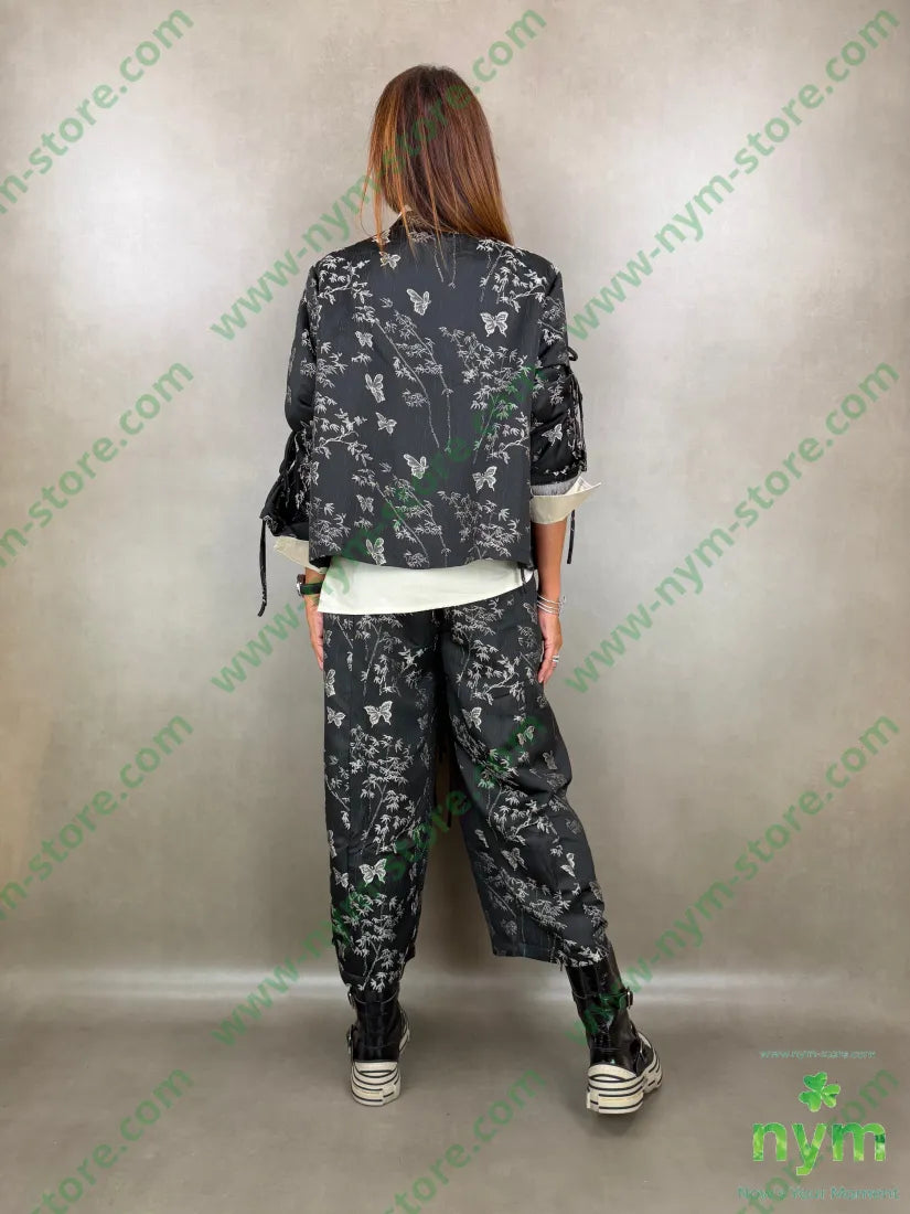 giacca jacquard farfalle 85pl10vi5ea - U / NERO / AI26 - GIACCA