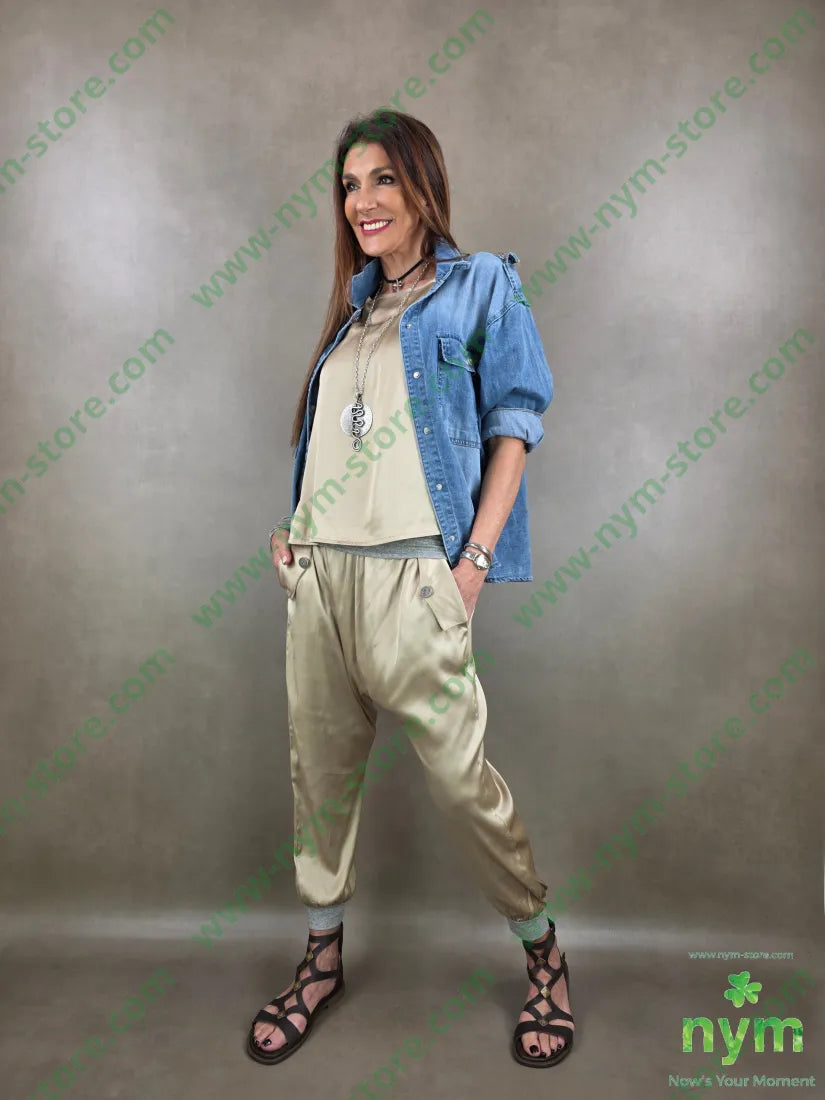 giacca jeans bottoni 75co23pl2ea - GIACCA