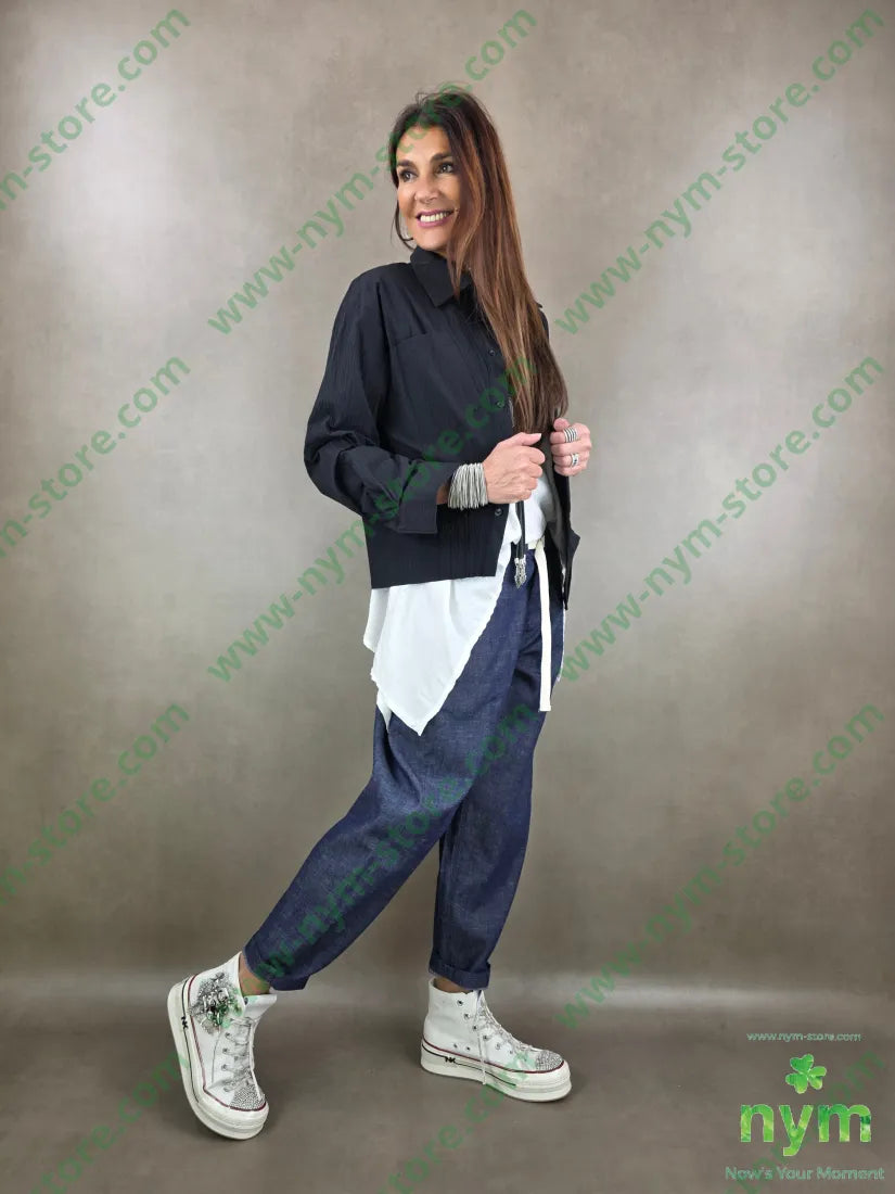 giacca leggera materica 99co1ea U / NERO / PE26 GIACCA