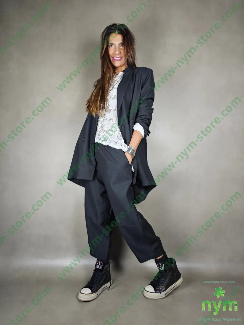 giacca lino balze dietro 51pl40co9li GIACCA