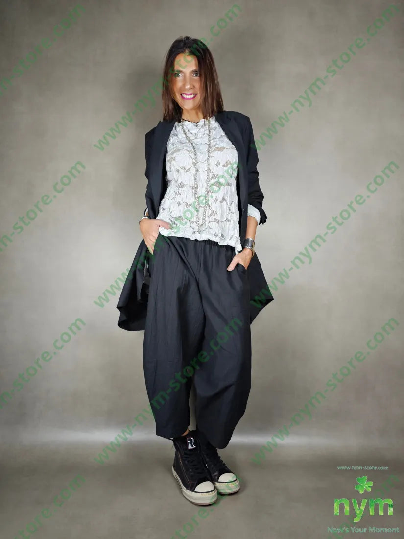 giacca lino balze dietro 51pl40co9li GIACCA