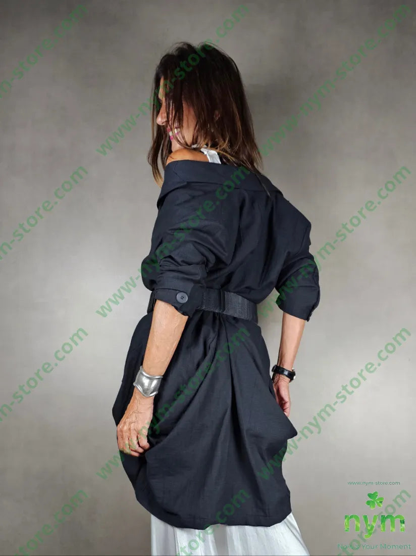 giacca lino balze dietro 51pl40co9li GIACCA