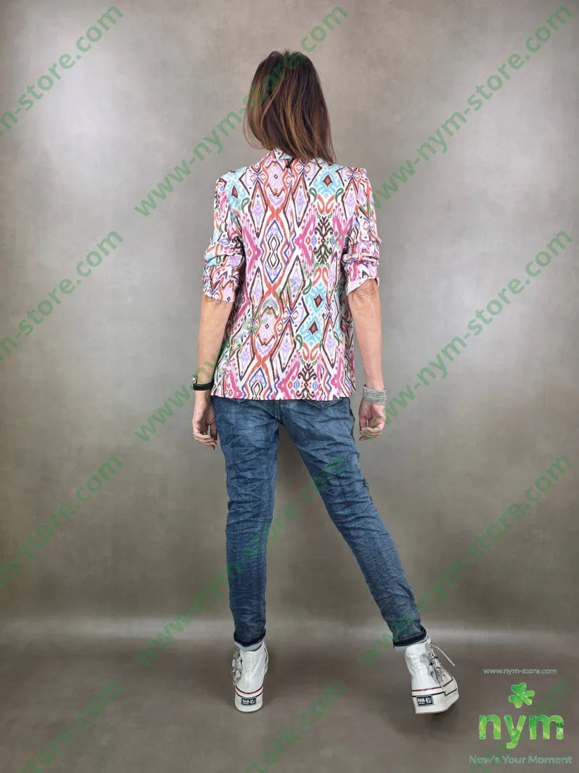 giacca lino fantasia 55li45vi GIACCA