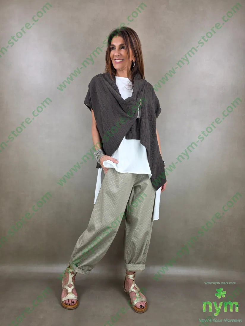 giacca maglina goffrata 100co - U / MARRONE / PE26 - GIACCA