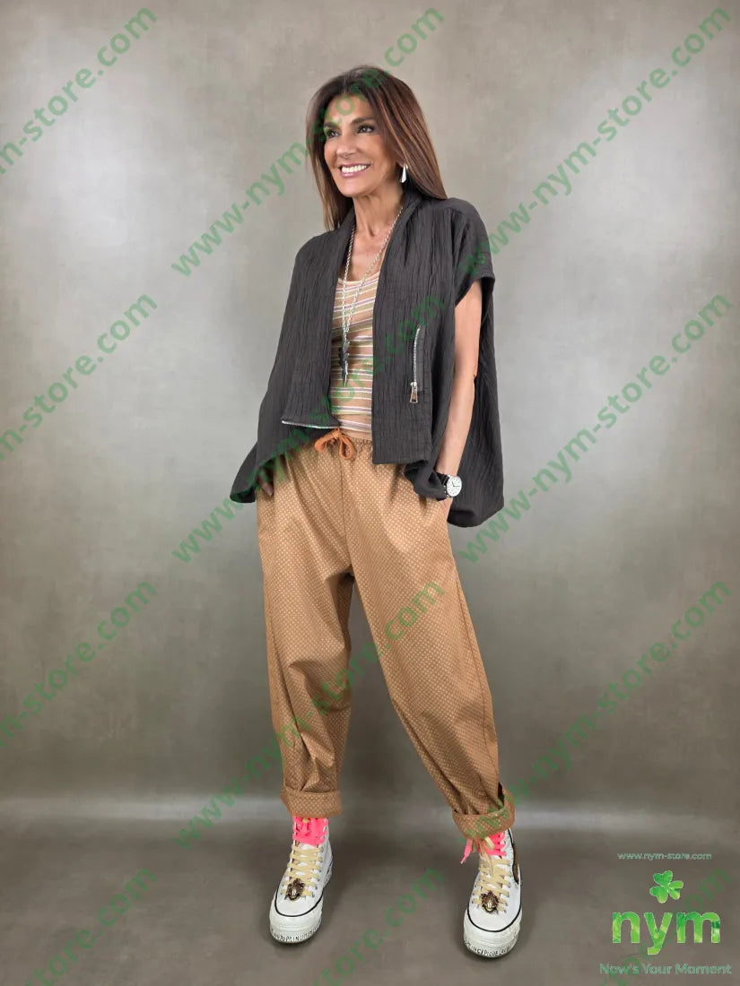 giacca maglina goffrata 100co - U / MARRONE / PE26 - GIACCA