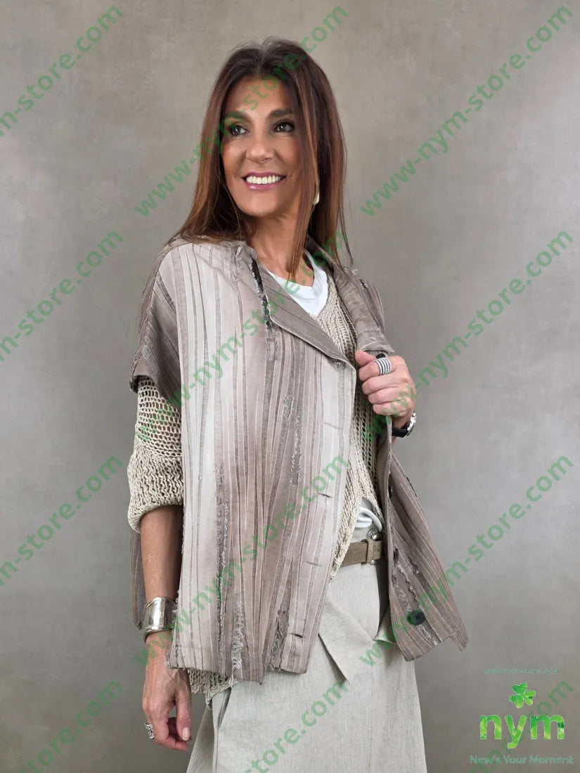 giacca maltinta destroyed 50tc35vi15li - U / FANGO / PE26 - GIACCA