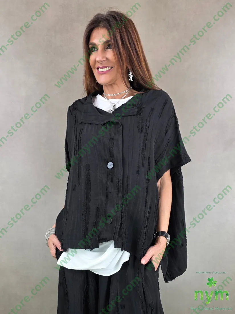 giacca maltinta destroyed 50tc35vi15li - U / NERO / PE26 - GIACCA