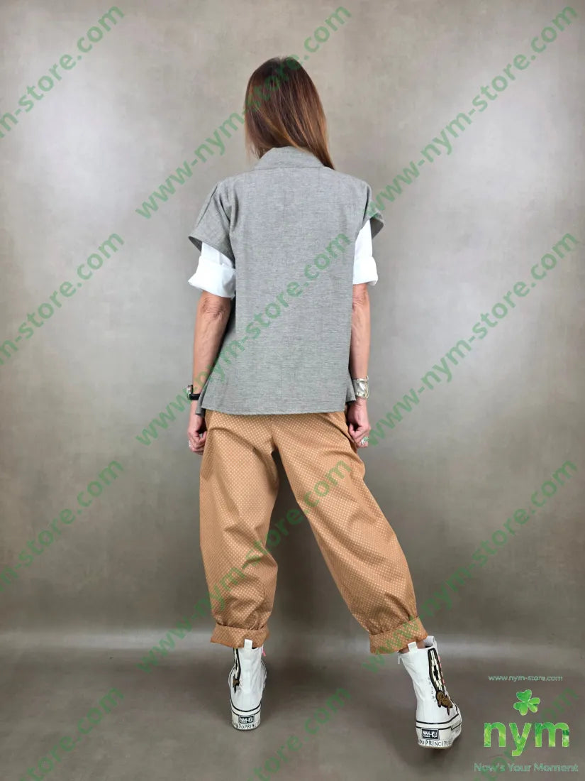 giacca melange senza maniche 51pl40co9li - U / FANGO C. / PE26 - GIACCA