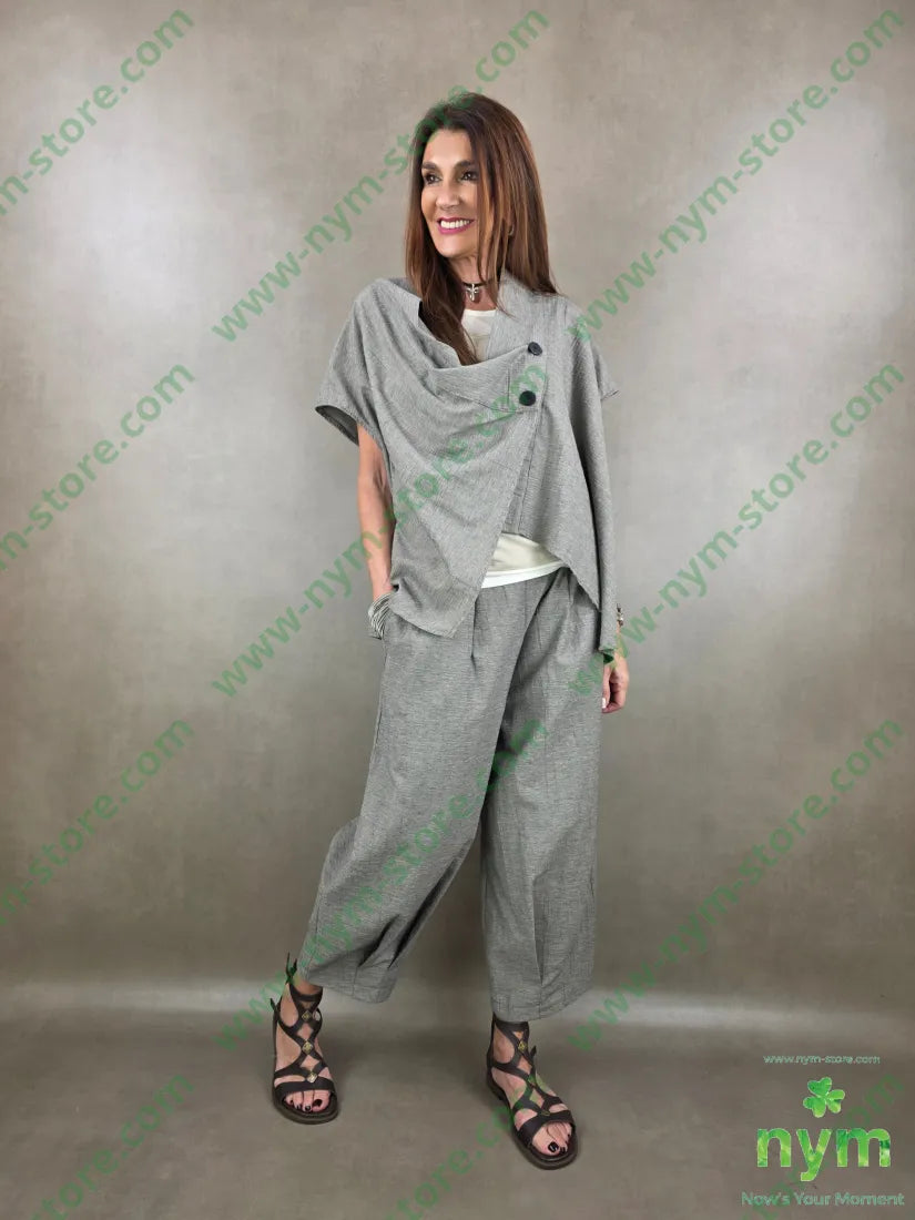 giacca melange senza maniche 51pl40co9li - U / FANGO C. / PE26 - GIACCA