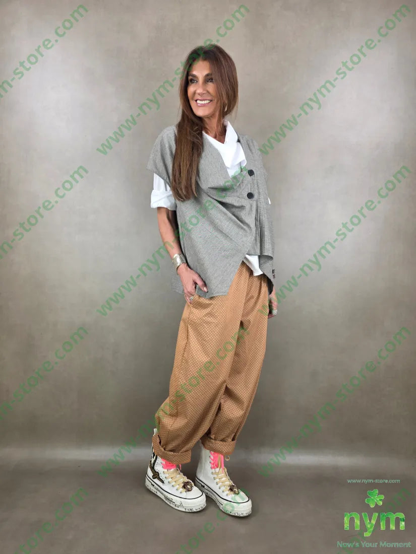 giacca melange senza maniche 51pl40co9li - U / FANGO C. / PE26 - GIACCA