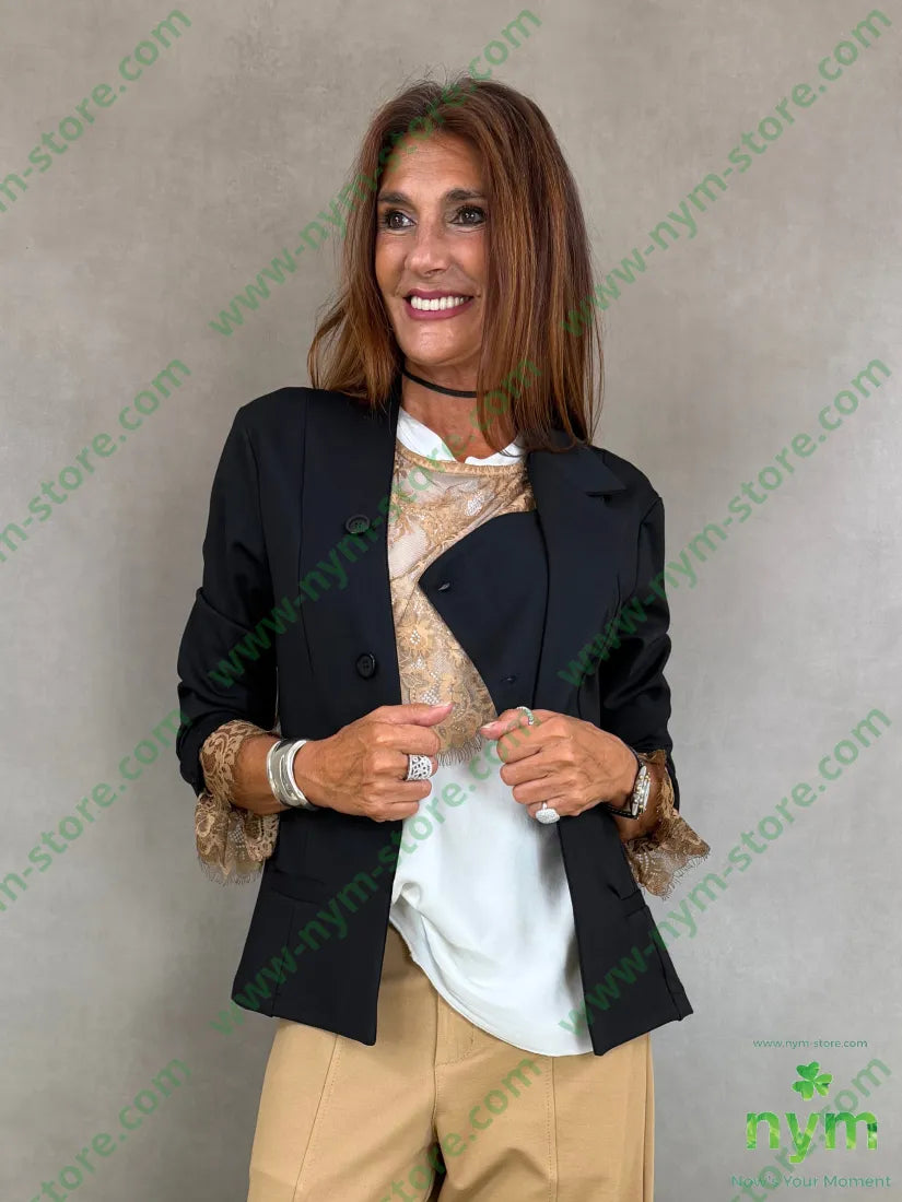 giacca mezzo collo punto milano n 60vi35pa5ea - GIACCA