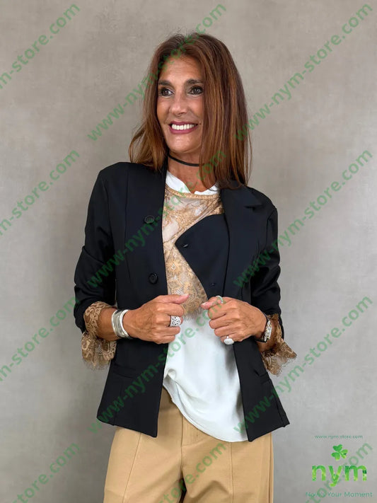 giacca mezzo collo punto milano n 60vi35pa5ea - GIACCA