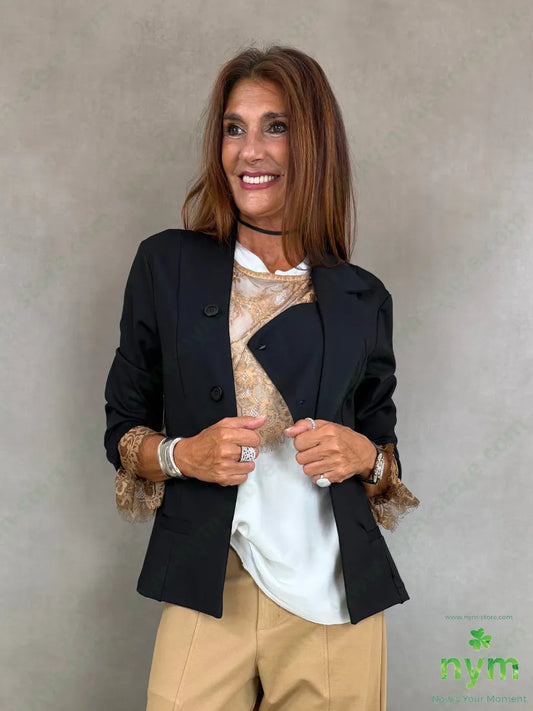 giacca mezzo collo punto milano n 60vi35pa5ea - GIACCA