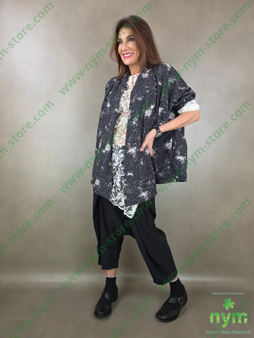 giacca over a kimono fantasia 85ly15pl GIACCA