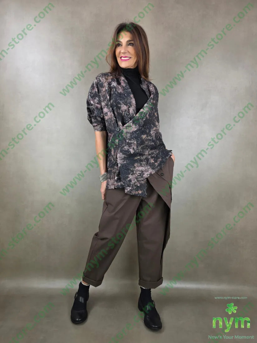 giacca over a kimono fantasia 85ly15pl GIACCA