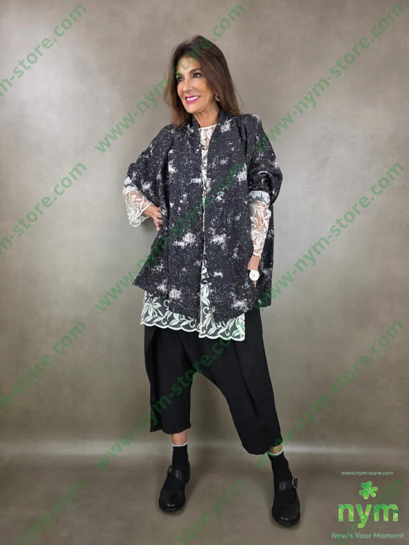 giacca over a kimono fantasia 85ly15pl GIACCA