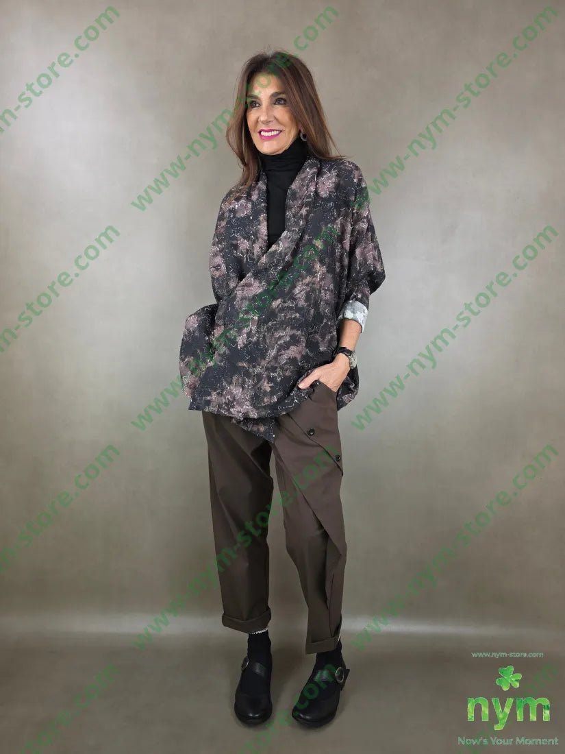 giacca over a kimono fantasia 85ly15pl GIACCA