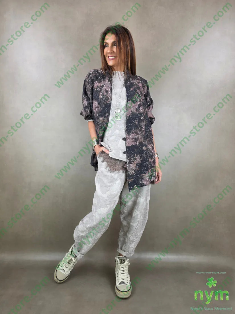 giacca over a kimono fantasia 85ly15pl - GIACCA