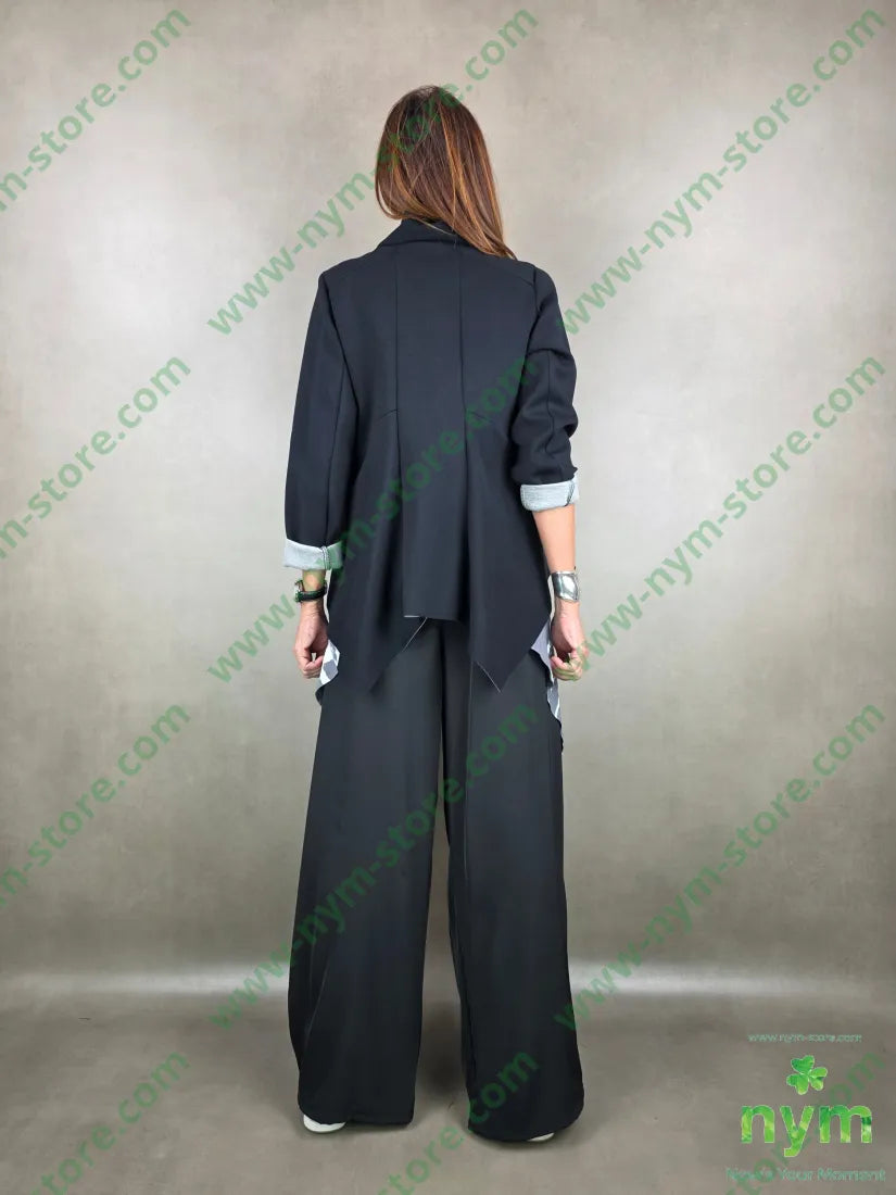 giacca scuba doppiata 96vi4ea U / NERO / PE26 GIACCA