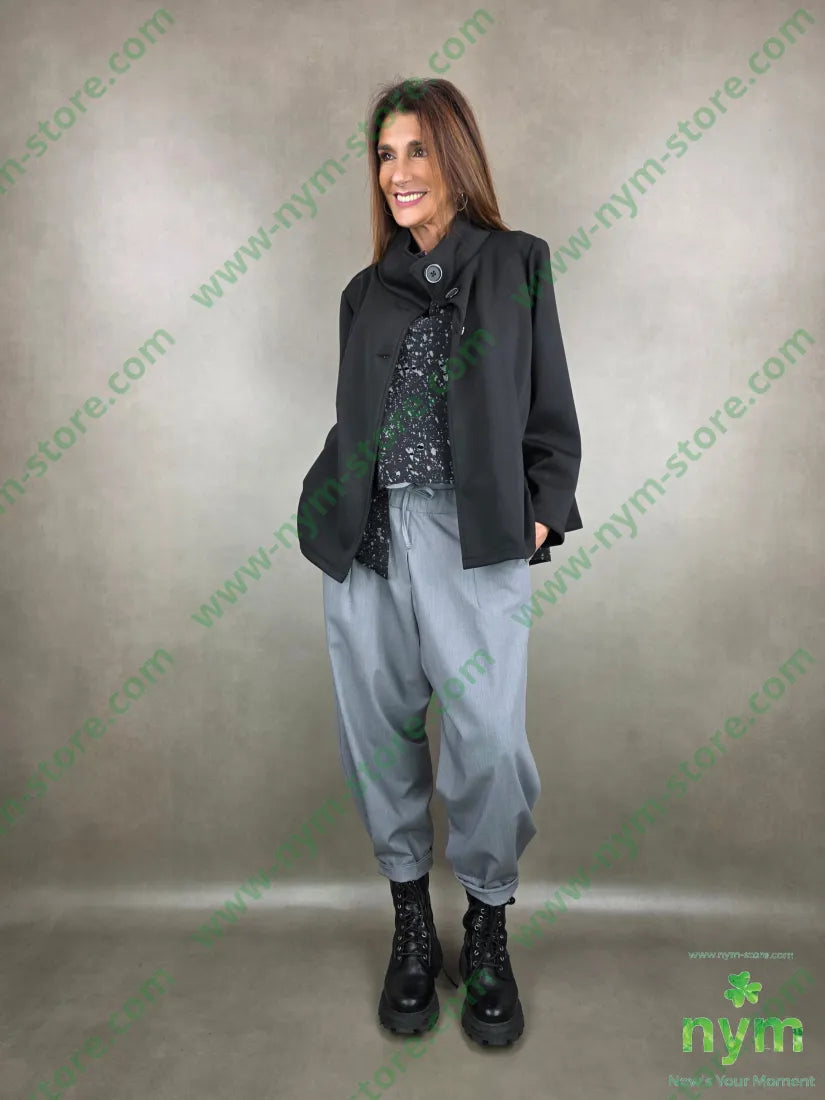 giacca scuba trapezio tre bottoni 65vi30ny5ea GIACCA