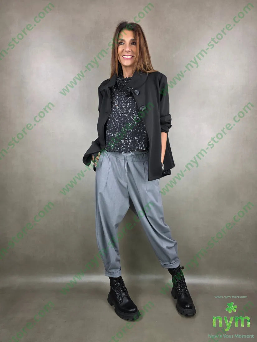 giacca scuba trapezio tre bottoni 65vi30ny5ea GIACCA