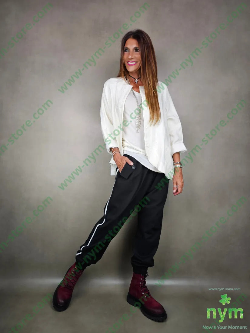 giacca senza collo quadrata 46pl39ac15wo GIACCA