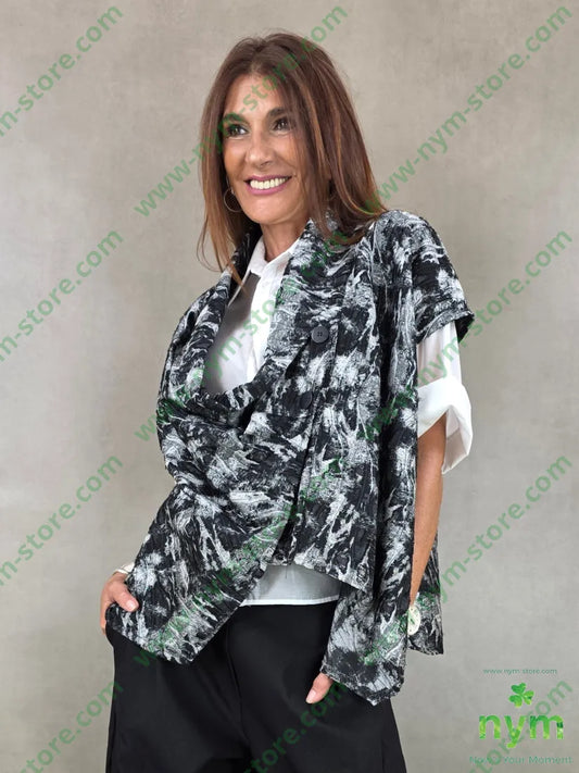 giacca senza man fil coupe 40ly30pl20co10ny - U / NERO / AI26 - GIACCA
