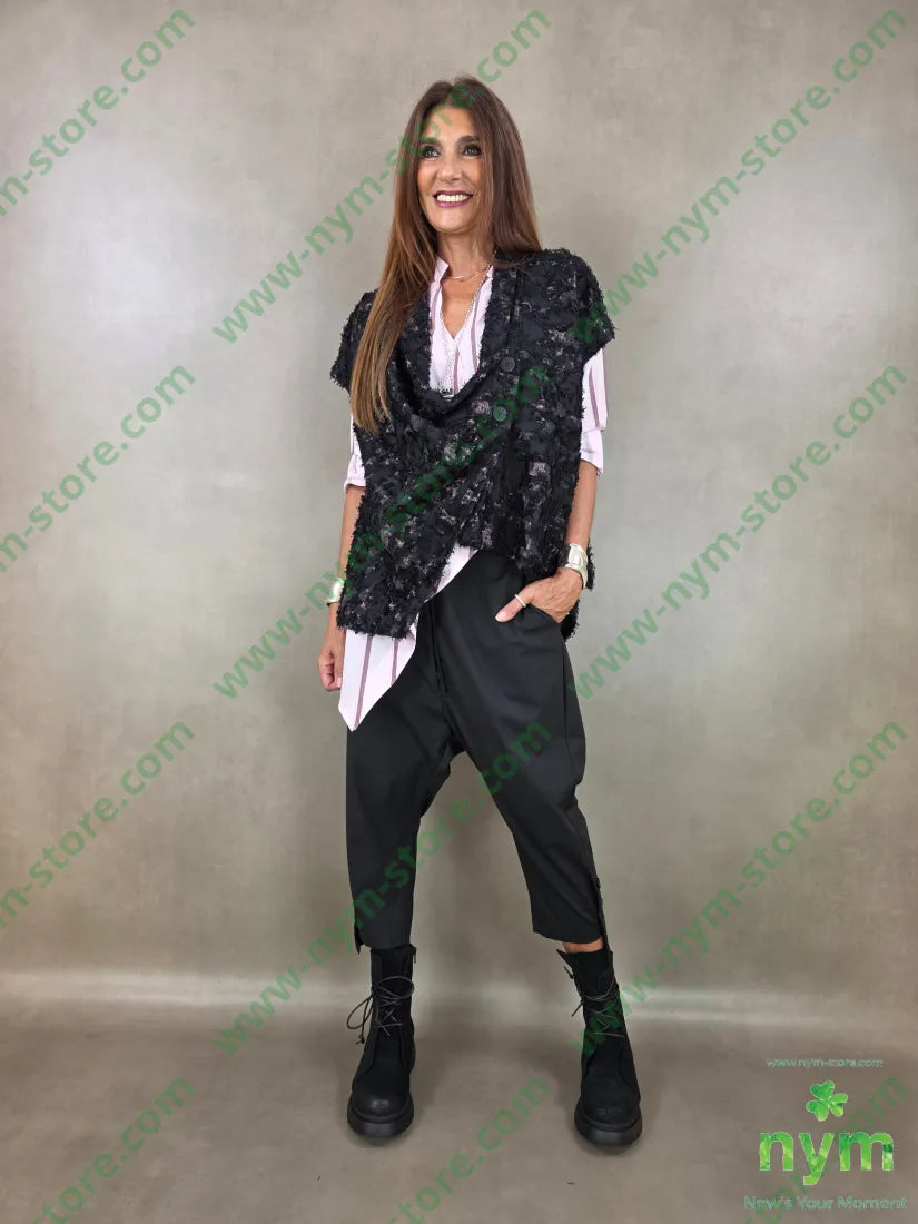 giacca senza man jacquard devoree 75vi25pl - GIACCA