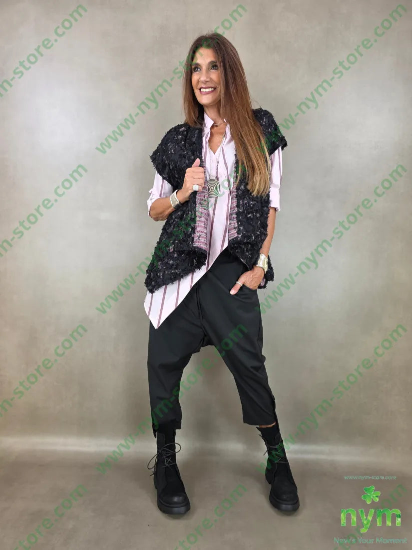 giacca senza man jacquard devoree 75vi25pl - GIACCA