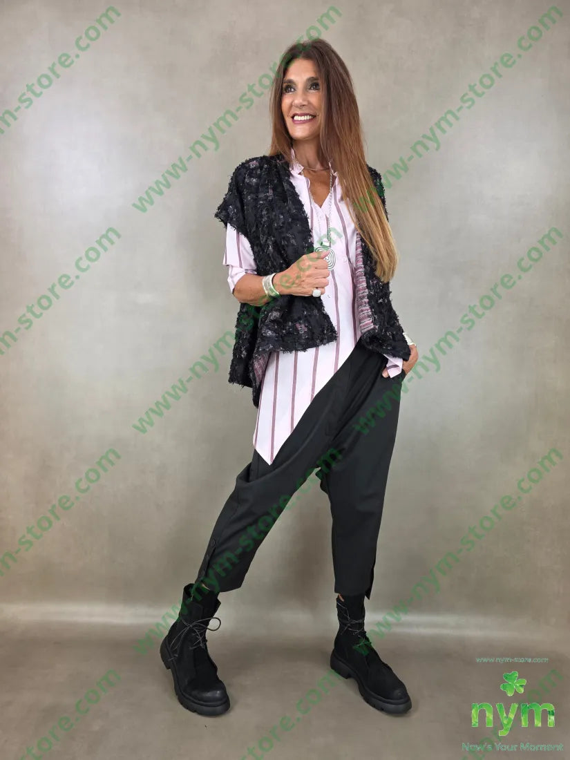 giacca senza man jacquard devoree 75vi25pl - GIACCA